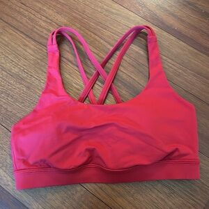 Lululemon Red Sports Bra. Size 6.
